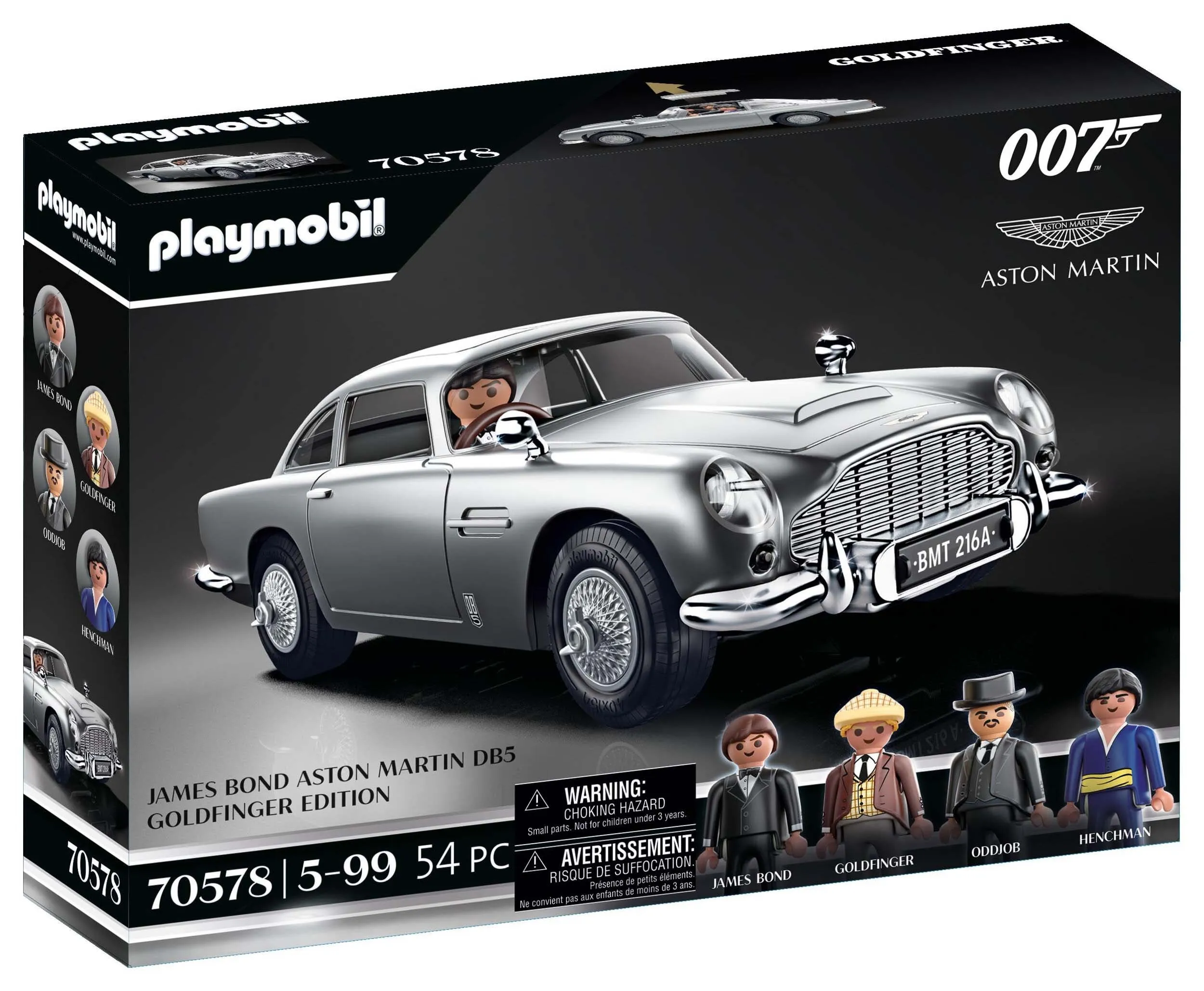 Playmobil 70578 James Bond Aston Martin Db5 Goldfinger Edition