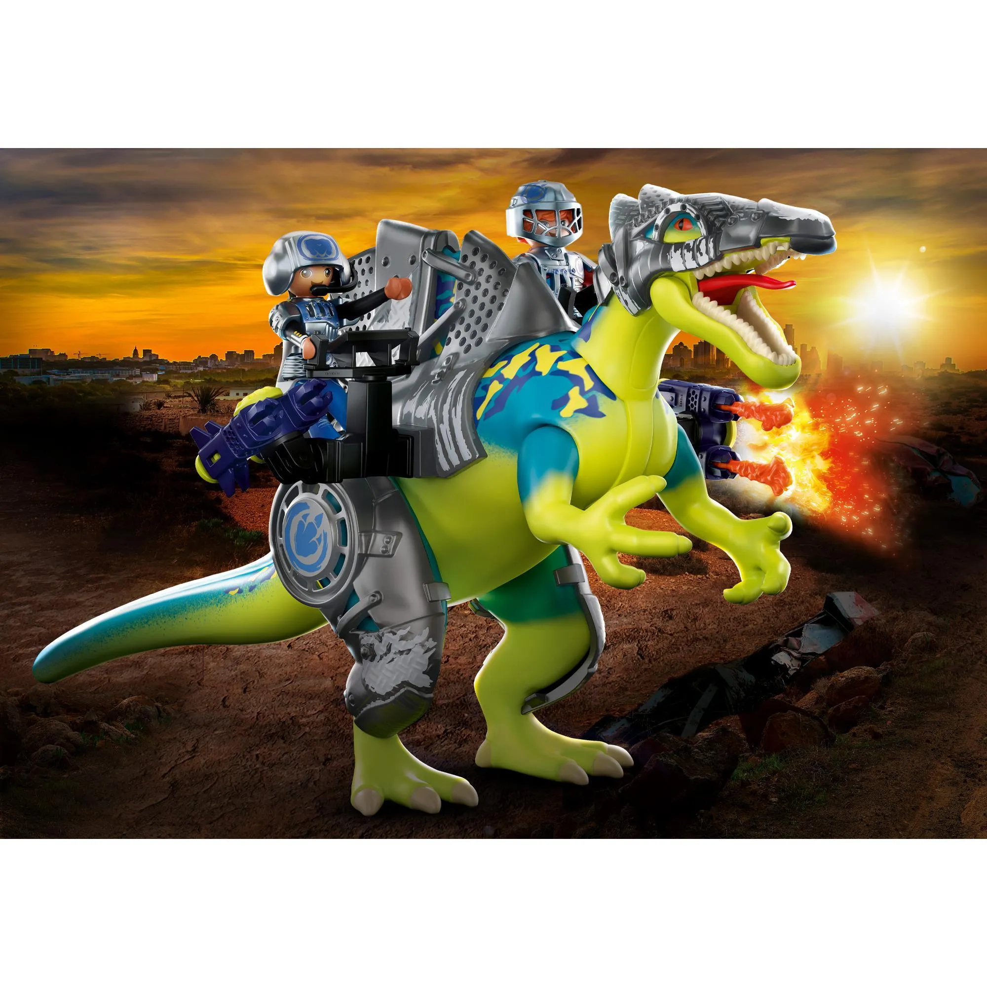 Playmobil 70625 Dino Rise Spinosaurus: Double Defense Tower
