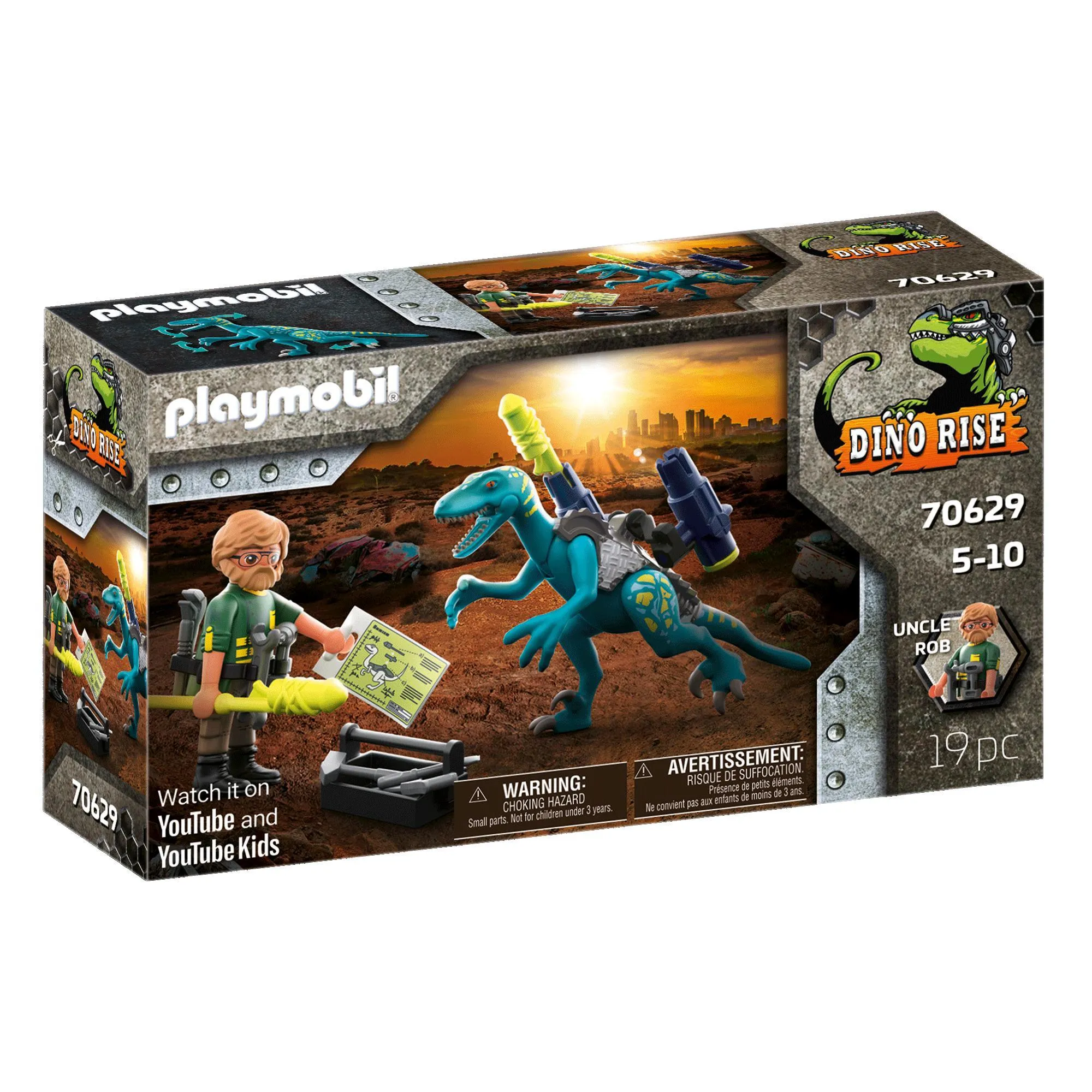 Playmobil 70629 Dino Rise Deinonychus: Ready For Battle