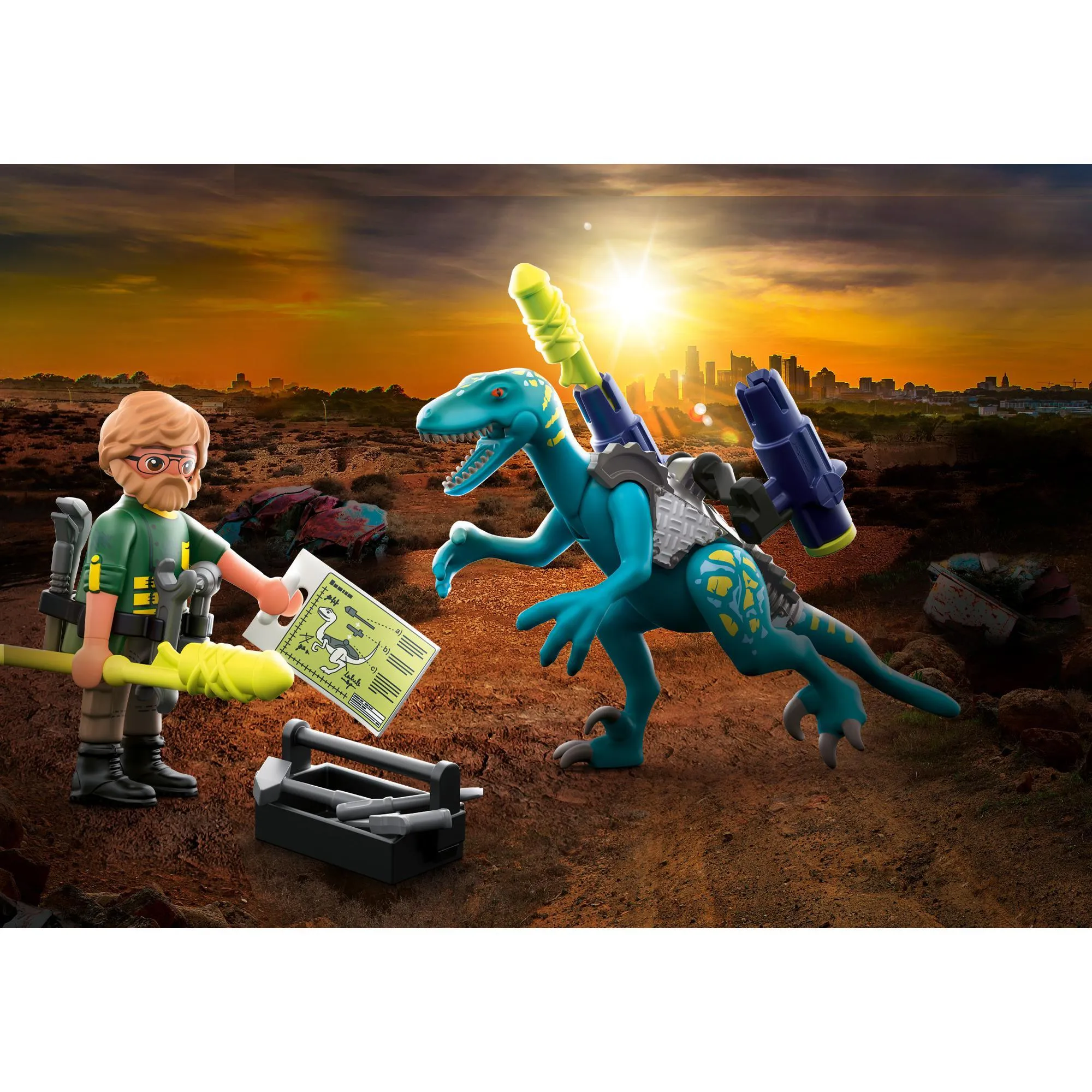 Playmobil 70629 Dino Rise Deinonychus: Ready For Battle