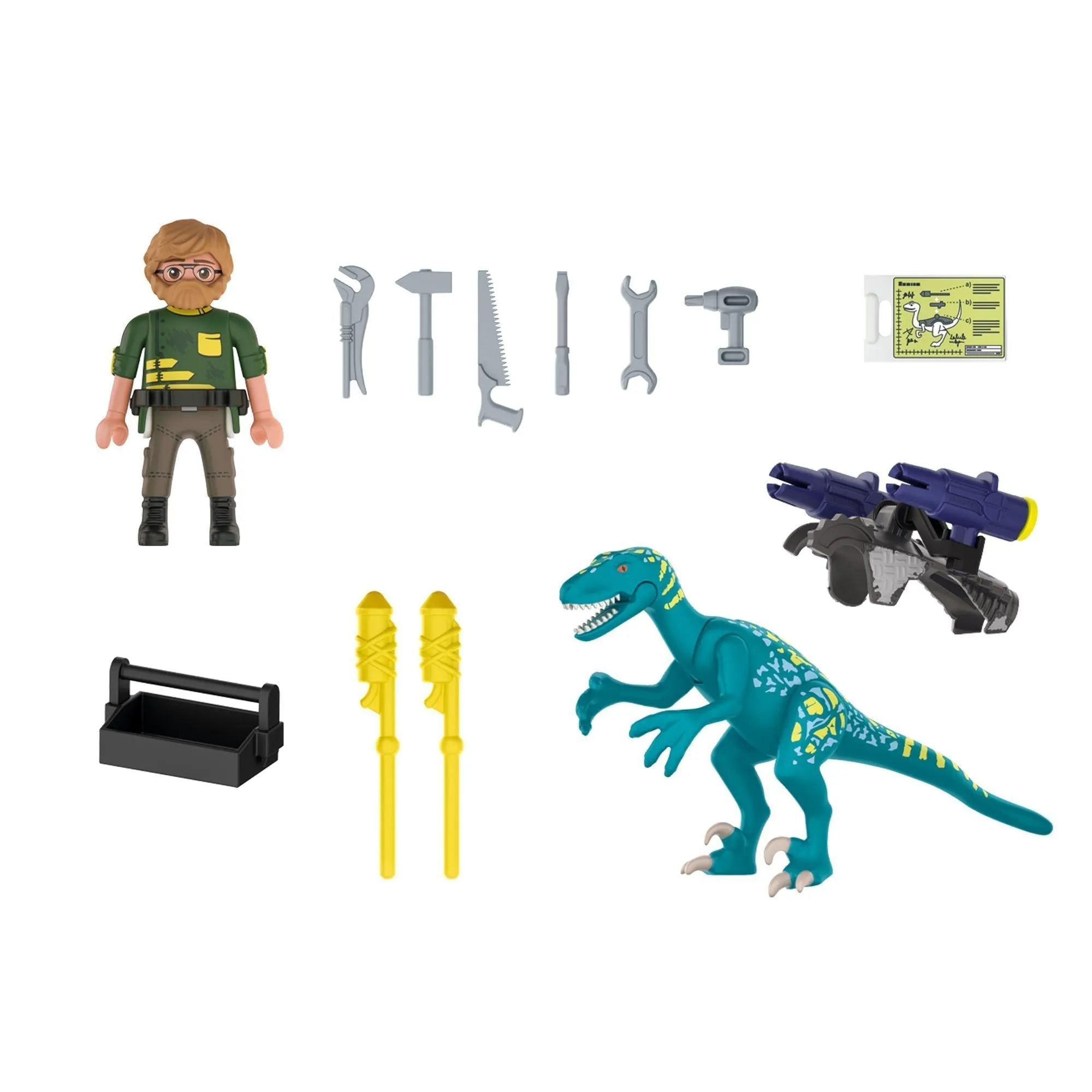 Playmobil 70629 Dino Rise Deinonychus: Ready For Battle