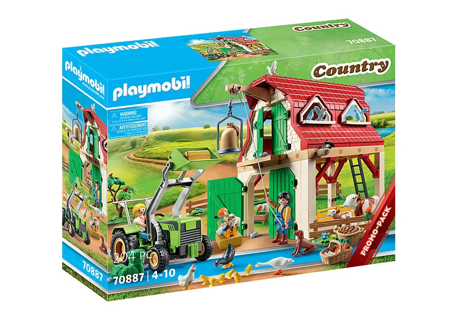 Playmobil 70887 Country Farm With Small Animals