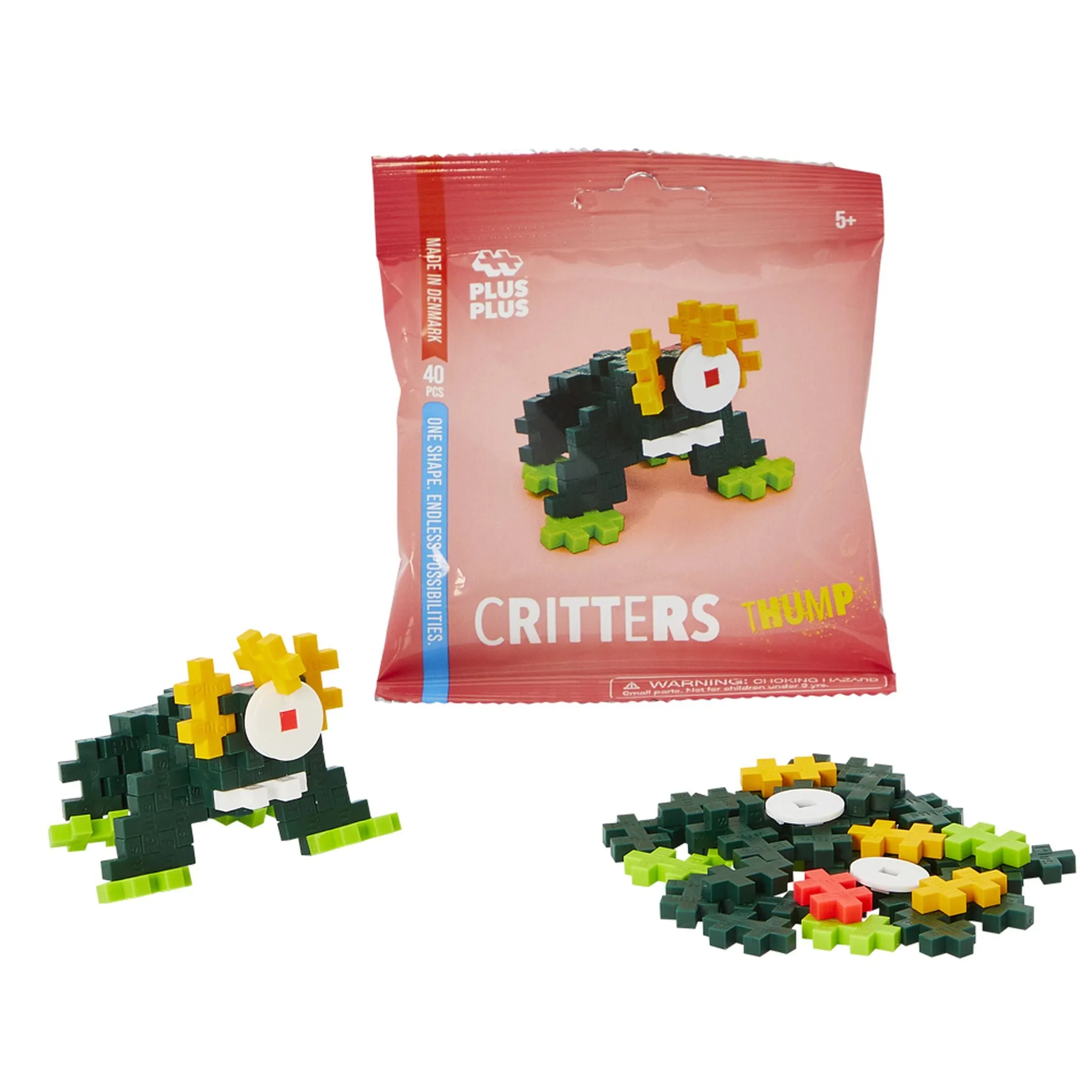 Plus Plus Foil Bag Critters - Thump