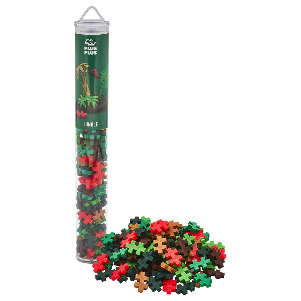 Plus Plus Jungle Mix - 100Pc Tube