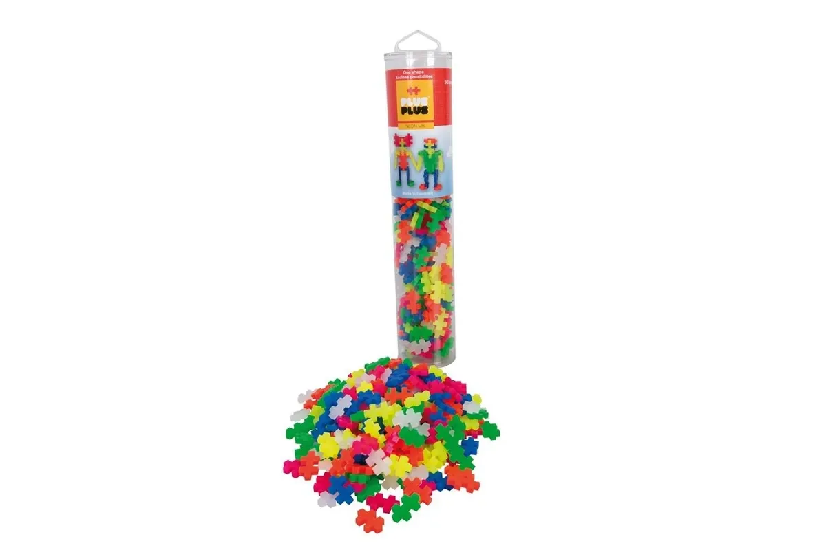 Plus Plus Neon Mix - 240Pc Tube