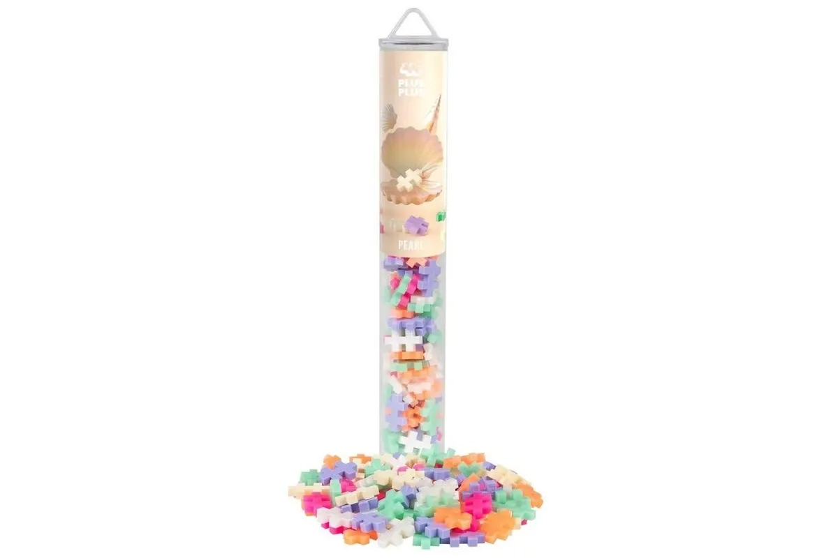 Plus Plus Pearl Mix - 100Pc Tube