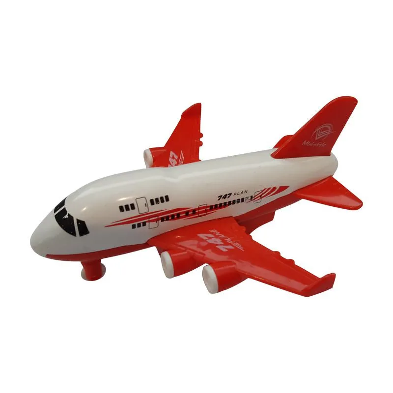 PULL BACK AIRPLANE 12CM ASSORTED STYLES
