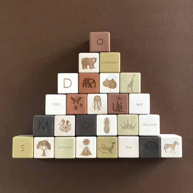 SABO Concept | Alphabet Blocks Olive