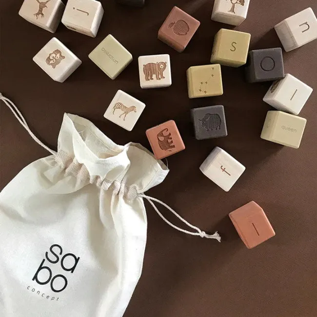 SABO Concept | Alphabet Blocks Olive