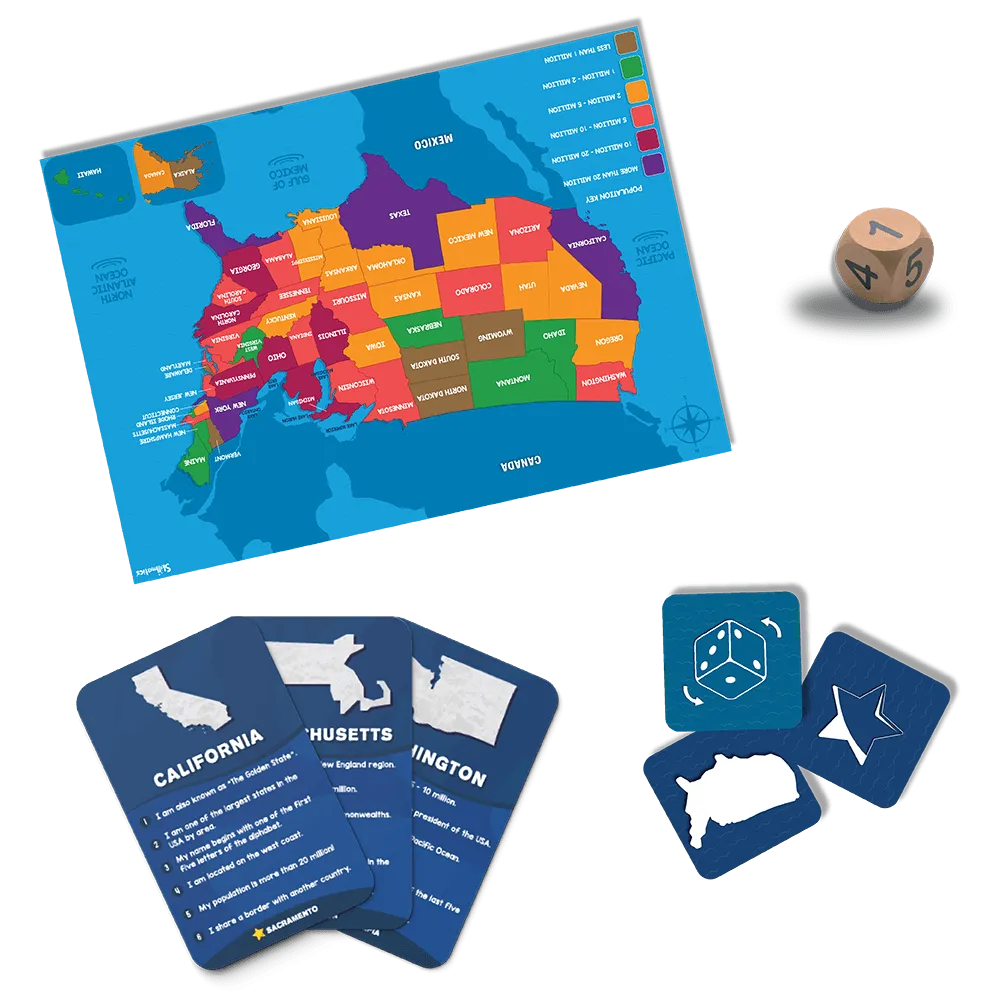Scout it Out - The 50 States Educational Board Game