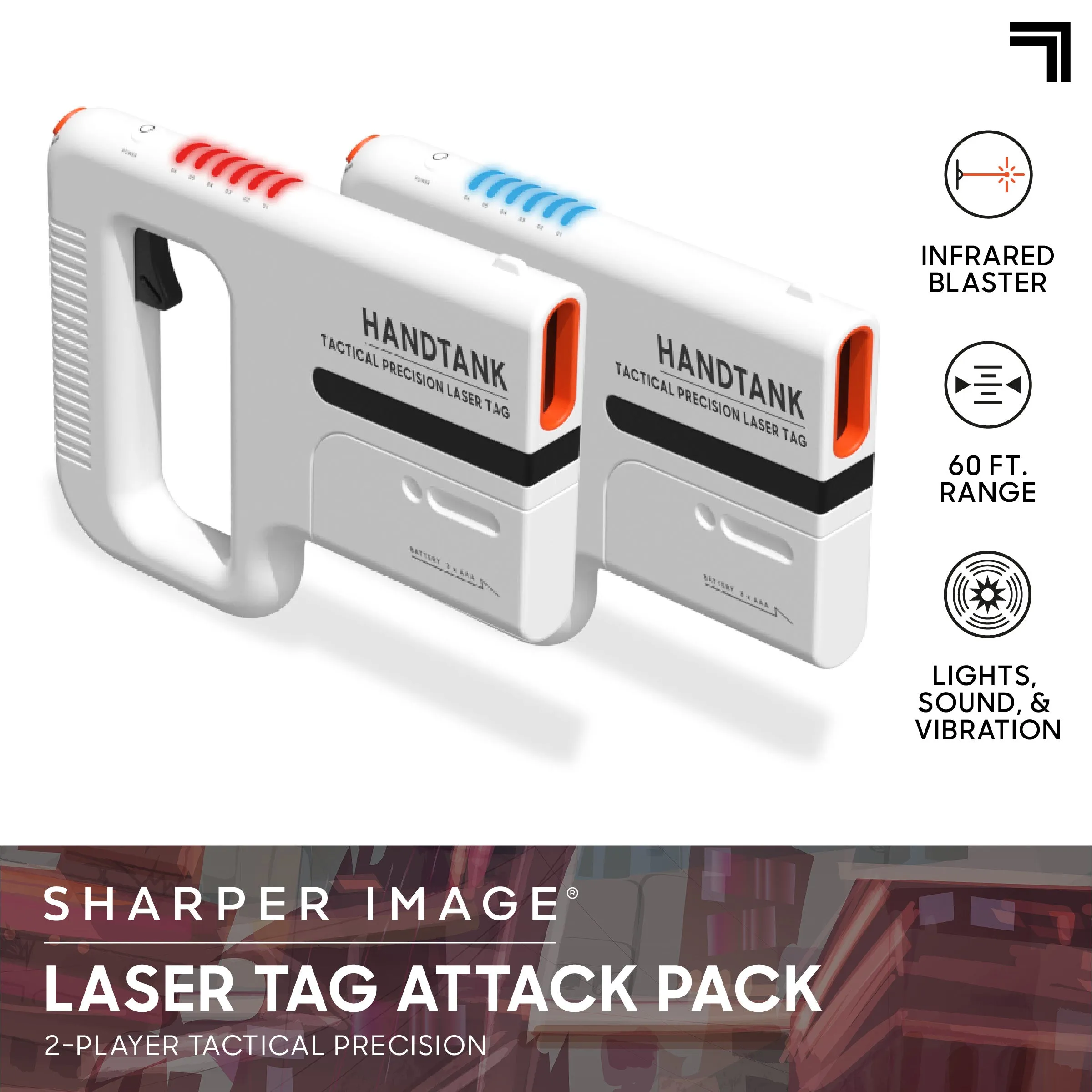 Sharper Image Laser Tag Handtank Attack Pack