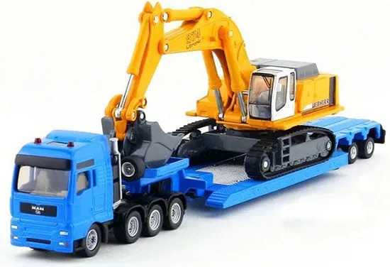 Siku 1:87 Heavy Haulage Transporter And Volvo Dumper Bundle (1847   1877)