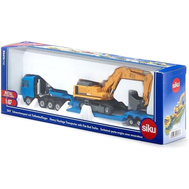 Siku 1:87 Heavy Haulage Transporter And Volvo Dumper Bundle (1847   1877)