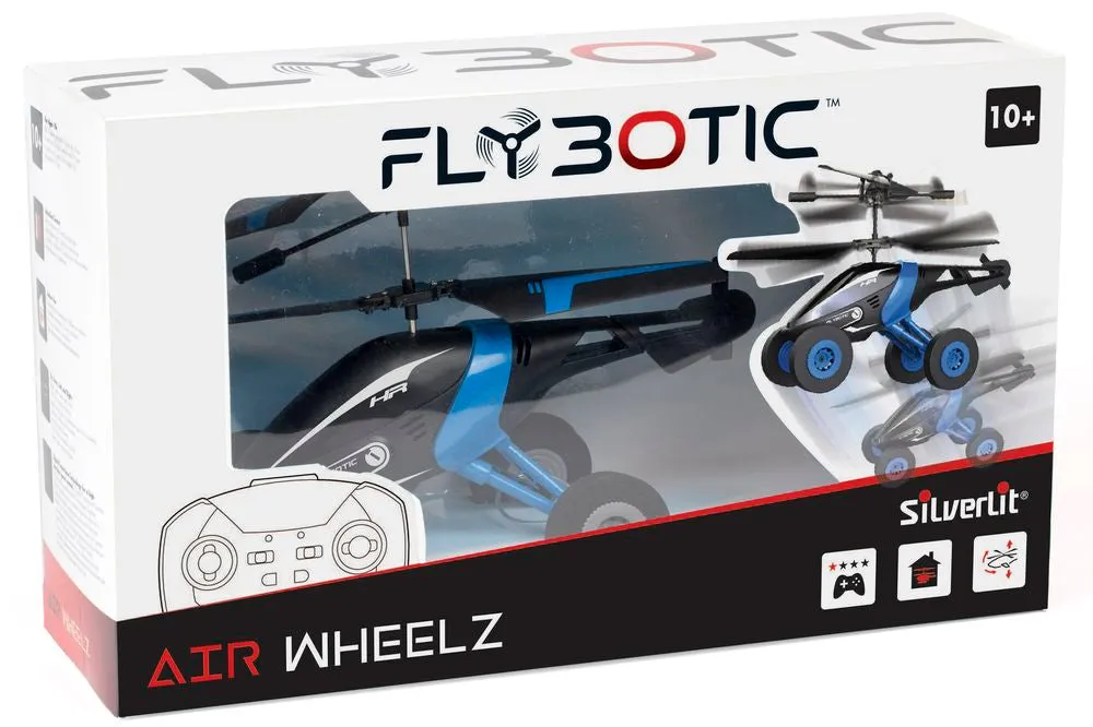 Silverlit Flybotic Remote Control Air Wheelz Blue & Black