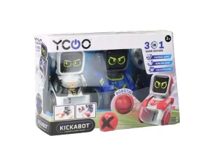 Silverlit Ycoo Remote Control Kickabot Twin Pack Black/White #5 Vs Blue/Yellow #19