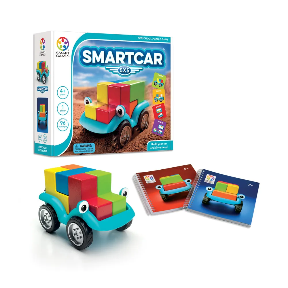 SmartGames SmartCar 5x5 - Multicolor Cognitive Skill-Building Puzzle Car
