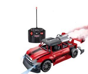 SPEEDX 1:20 REMOTE CONTROL STUNT SPRAY CAR WITH FOG EXHAUST RED
