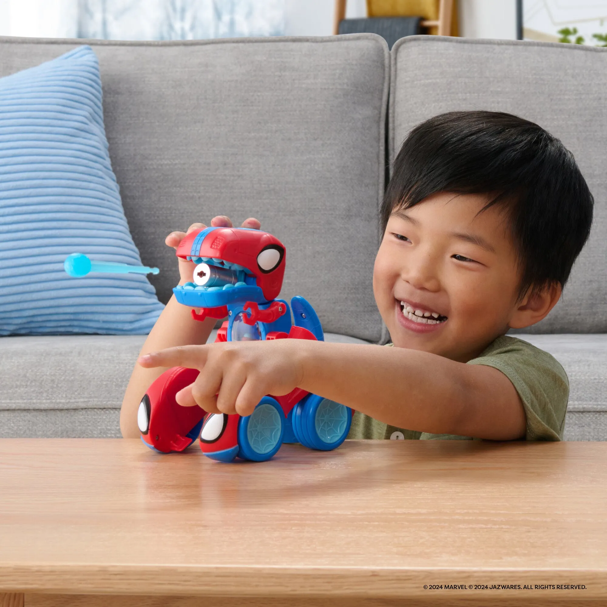 Spidey & His Amazing Friends Spidey-Dino Racer Transforming Vehicle