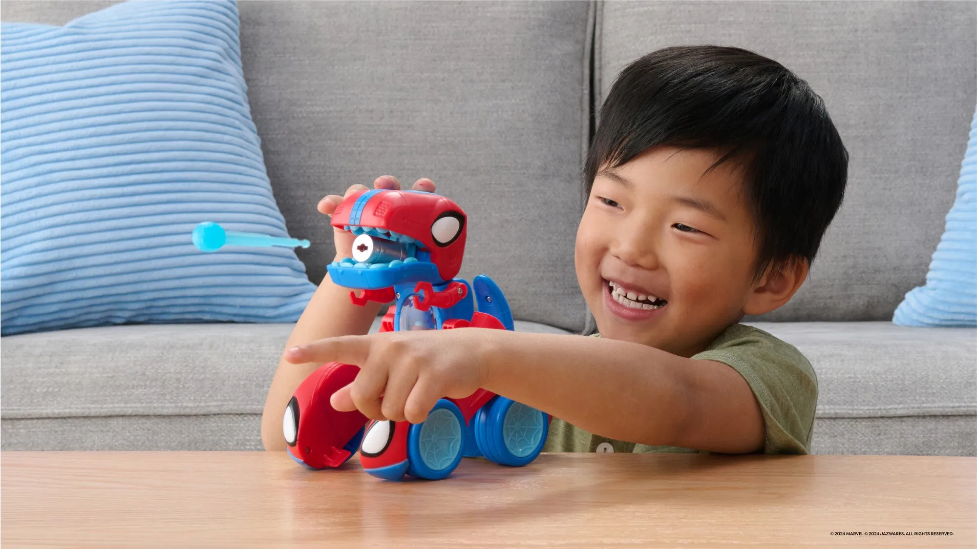 Spidey & His Amazing Friends Spidey-Dino Racer Transforming Vehicle