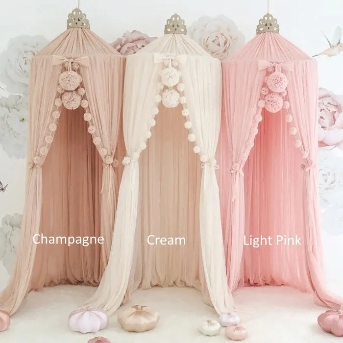 Spinkie Baby | Mini Pom Garland | Champagne