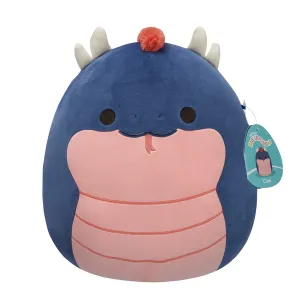Squishmallows 12 Inch Plush S20 Cian Navy Basilisk With Coral Belly