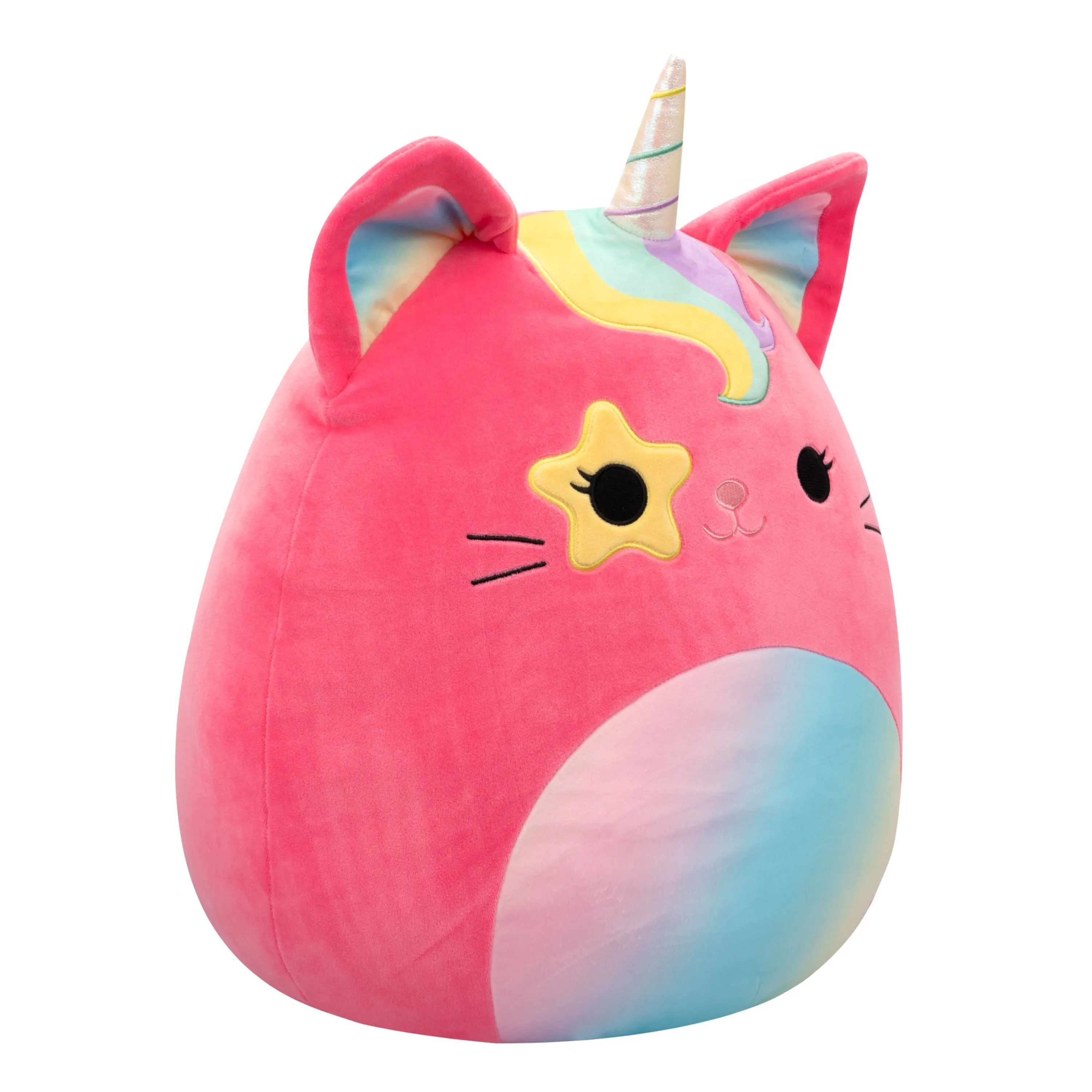 Squishmallows 14 Inch Series 20 Sienna Pink Caticorn With Starry Eye