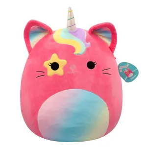 Squishmallows 14 Inch Series 20 Sienna Pink Caticorn With Starry Eye