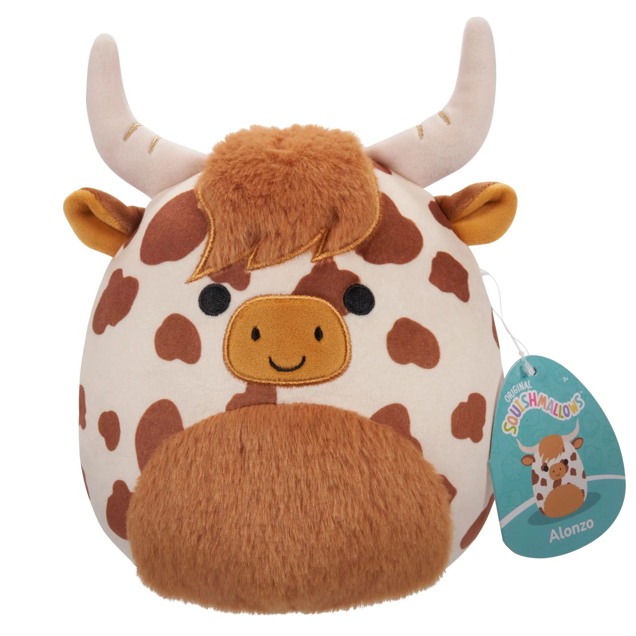 Squishmallows 7.5 Inch Plush Alonzo Highland Cow