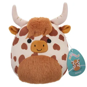 Squishmallows 7.5 Inch Plush Alonzo Highland Cow