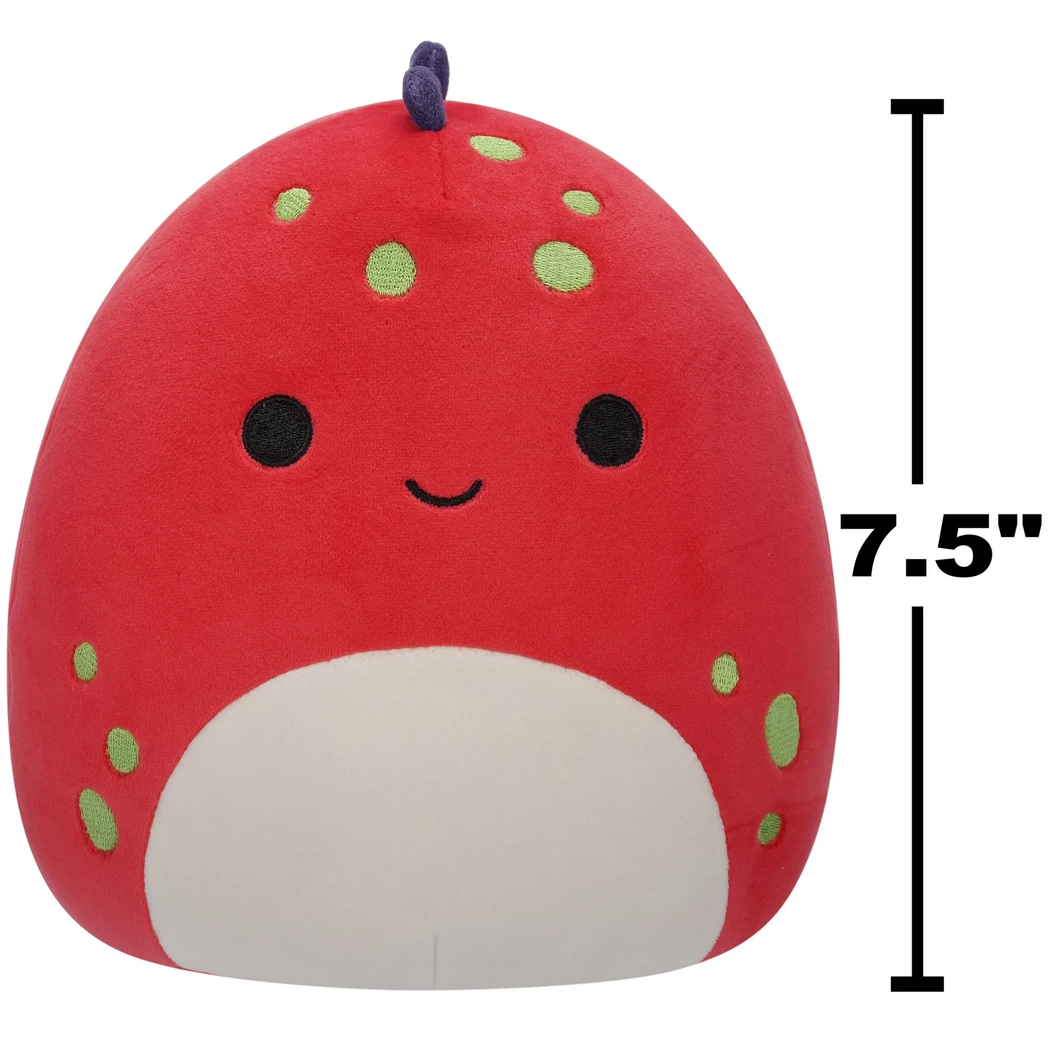 Squishmallows 7.5 Inch Plush Dolan Red Dino