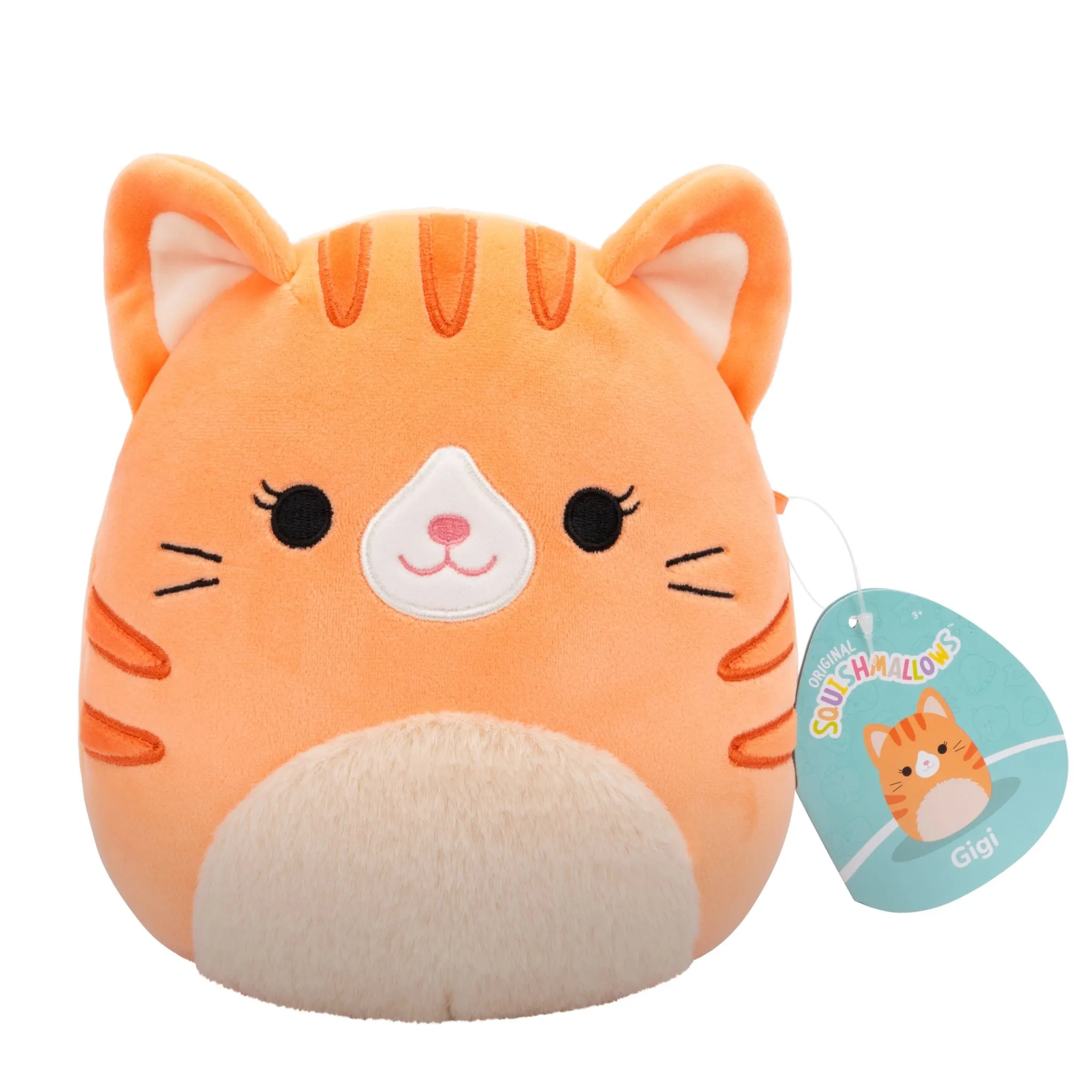 Squishmallows 7.5 Inch Plush S20 Gigi Orange Tabby Cat