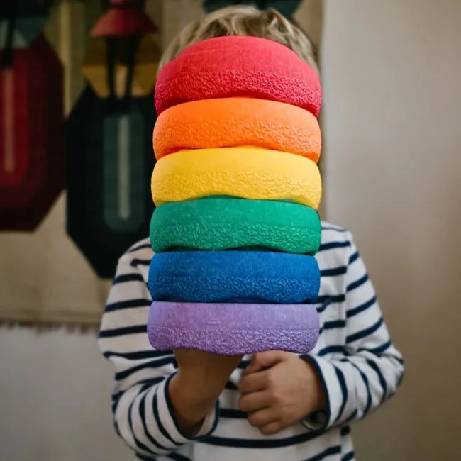 Stapelstein | Mini Rainbow Classic Set of 6