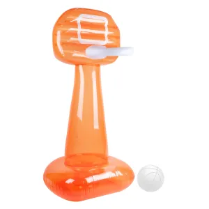 SUNNYLiFE Inflatable Mega Basketball Set Neon-Pomelo