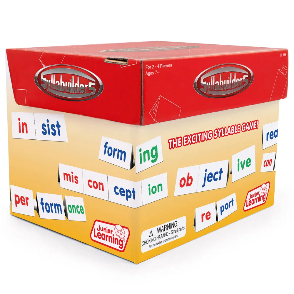 Syllabuilders Junior Learning Game - Educational Word Building Set for Ages 7 
