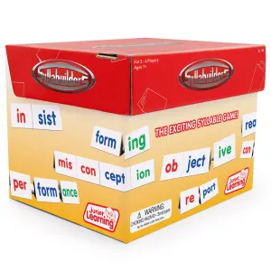 Syllabuilders Junior Learning Game - Educational Word Building Set for Ages 7 