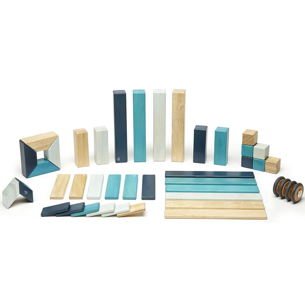 Tegu Blues Magnetic Wooden Block 42 Pieces