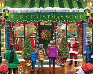 The Christmas Shop (1792pz) - 1000 Piece Jigsaw Puzzle White Mountain