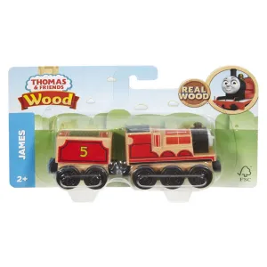 Thomas & Friends Wood Large Engine & Carriage James