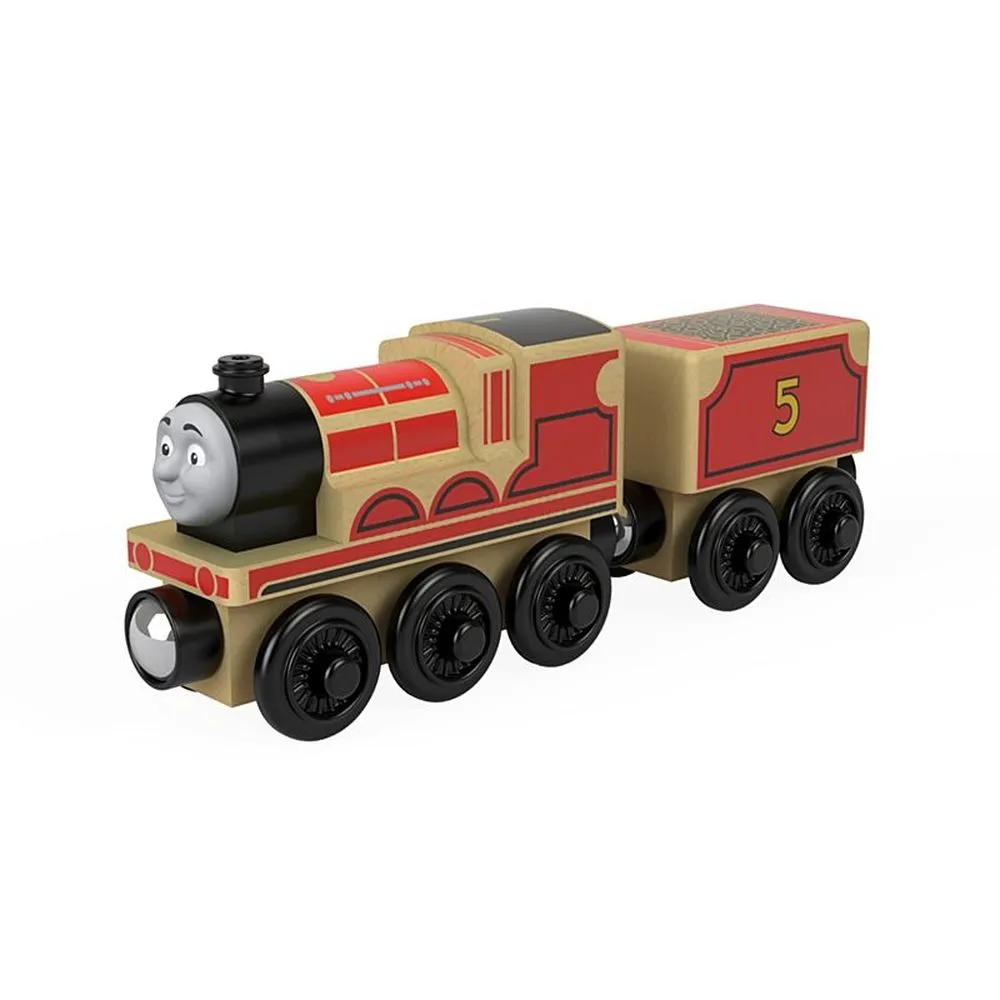 Thomas & Friends Wood Large Engine & Carriage James