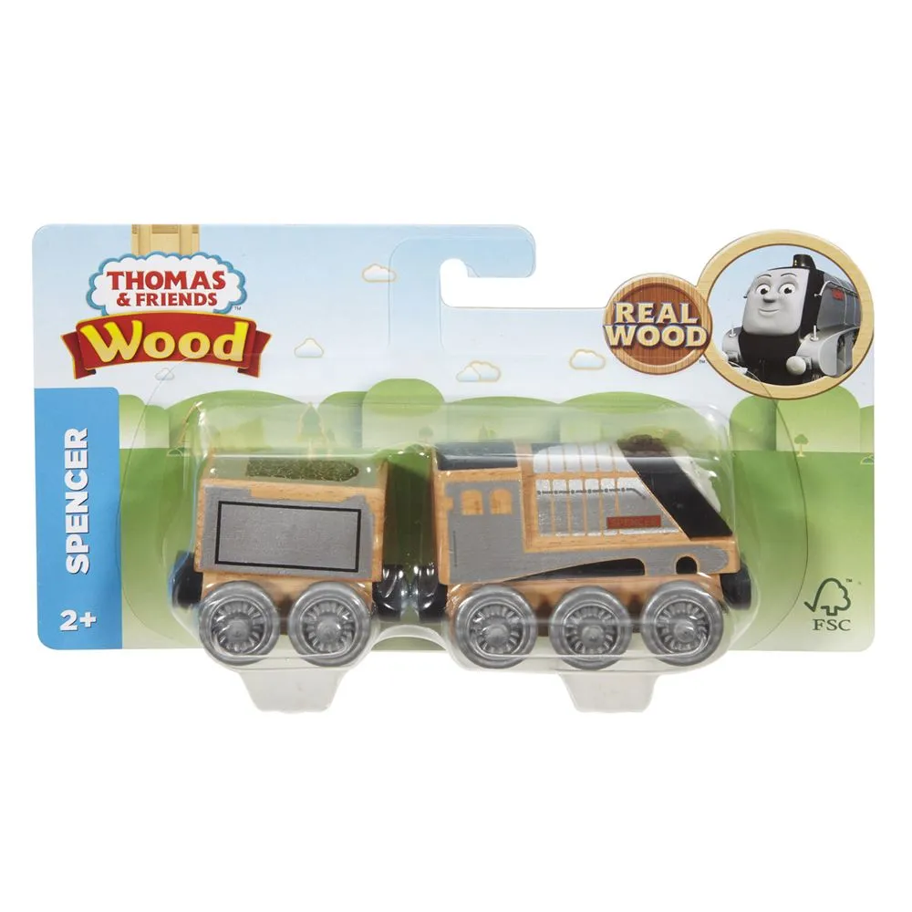 Thomas & Friends Wood Large Engine & Carrige Spencer