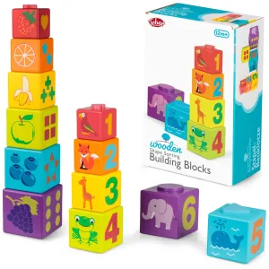 Tobar Wooden Shape Sorting Building Blocks
