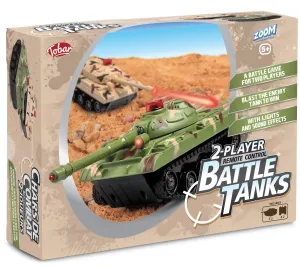 Tobar Zoom 2-Player Remote Control Battle Tanks