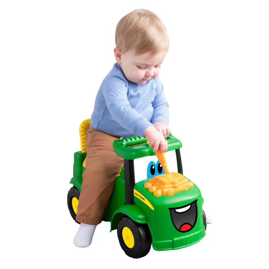 TOMY John Deere Johnny Tractor Ride-On Foot To Floor