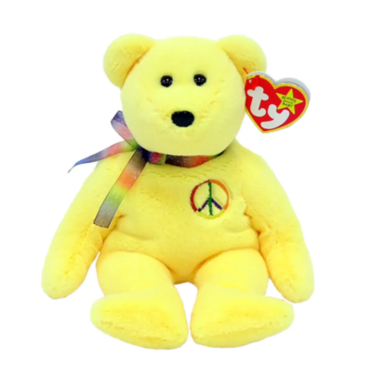 Ty Beanie Babies Original Peace Bear