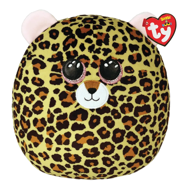 Ty Squishy Beanies 35cm - Livvie Spotted Leopard