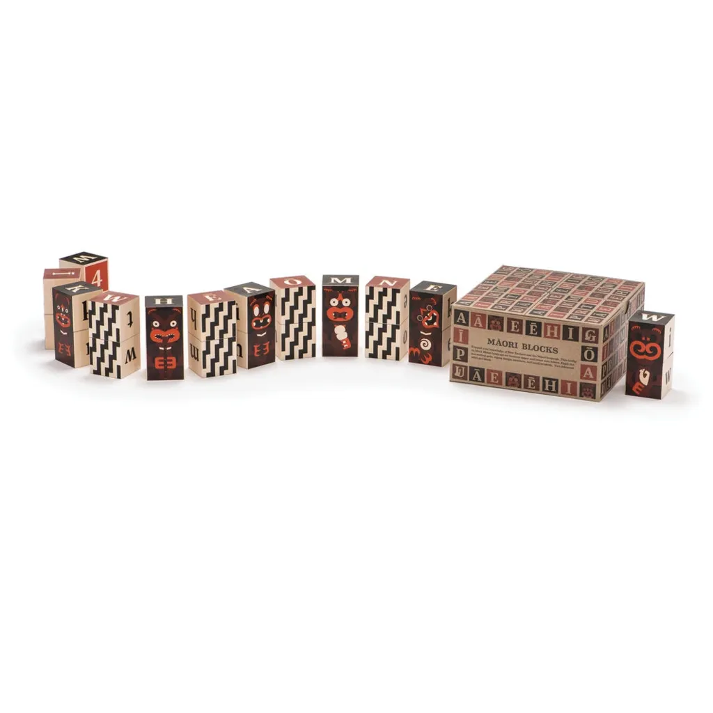 UNCLE GOOSE MAORI LANGUAGE BLOCKS 24 PIECES