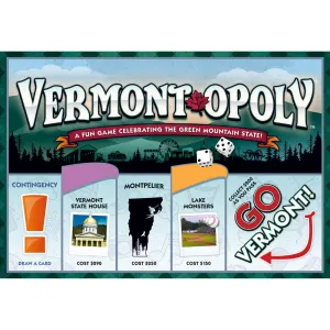 Vermont-Opoly State Adventure Board Game for Families, Ages 8 
