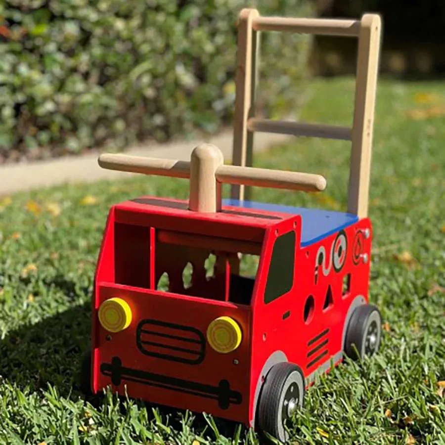 Walk & Ride Shape Sorter - Fire Engine Truck