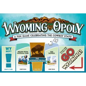 Wyoming-Opoly State Adventure Board Game for Ages 8 
