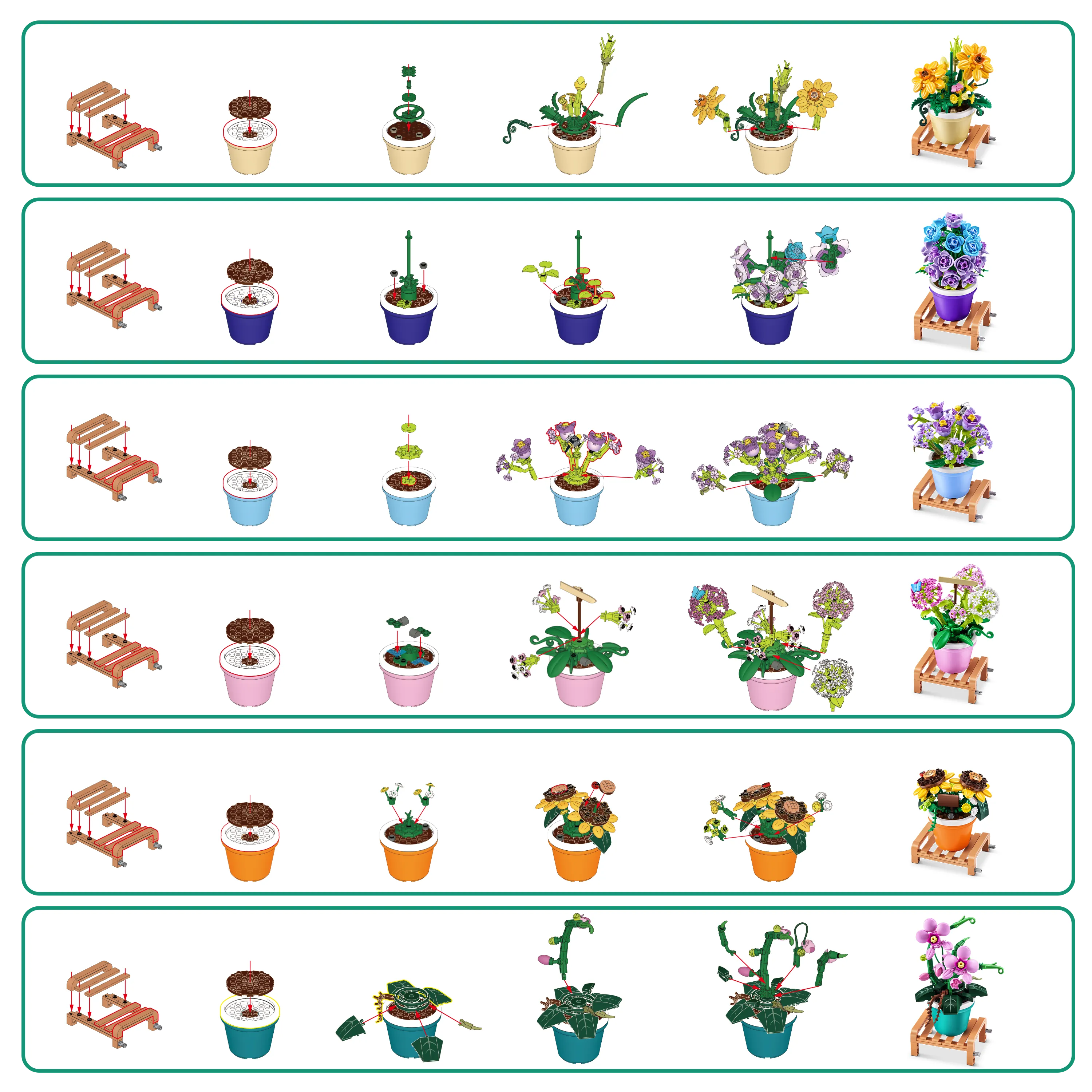 ZURU Max Premium Garden Pot Plants Collection Assorted Styles